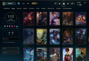 Ferro 3 com 125 Champs e 112 Skins ( MAIN SUP ) - League of Legends LOL