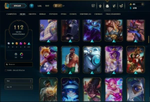 Ferro 3 com 125 Champs e 112 Skins ( MAIN SUP ) - League of Legends LOL