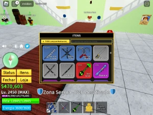 conta boa e barata level max(blox fruit) - Roblox