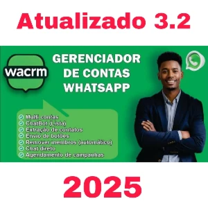 Wa CRM Gerenciador de Whtas|Atualizado 3.2|+Pag de Vendas - Others