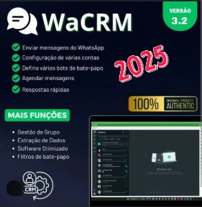 Wa CRM Gerenciador de Whtas|Atualizado 3.2|+Pag de Vendas - Others