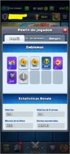 CONTA CLASH ROYALE