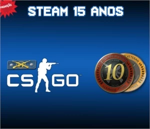 Conta Steam 15 anos na promoção