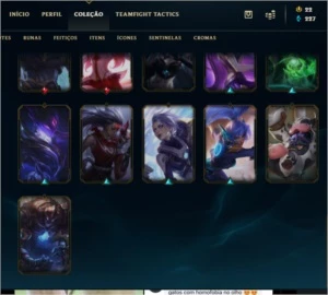 Conta lol ouro 4 - League of Legends