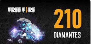 Free Fire - 210 Diamantes (melhor oferta)