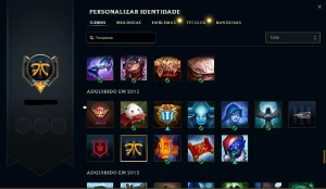Conta LoL desde 2011 ( Ícones e Skins limitados ) - League of Legends