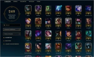 Conta LOL - Platina IV/80 campeões/17 skins/ 4 pgs runa - League of Legends