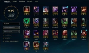 Conta LOL - Platina IV/80 campeões/17 skins/ 4 pgs runa - League of Legends