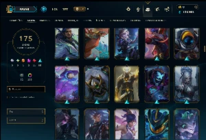 Esmeralda 1 com TODOS os Champs e 175 Skins ( Nivel 643 ) - League of Legends LOL
