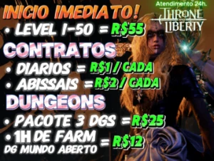 Throne And Liberty - Leveling 50 | Contratos| Dungeons  - Outros