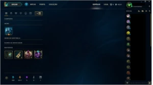 Conta Platina 4 - League of Legends LOL