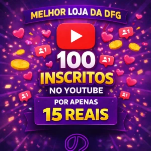✅100 Inscritos no YouTube✅ – BARATO – - Redes Sociais