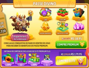 Loja Dragon City | Pass Premium, Elite e Ilhas Premium - Dragon City Mobile