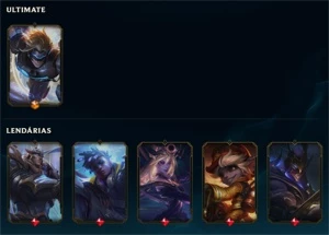 Conta com 37 Skins / Sem Elo / Nível 70+ - League of Legends LOL