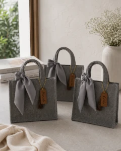Bolsa Milão Sintético Grafite para Madrinhas de Casamento