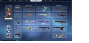 Conta Valorant diamante com SKINS