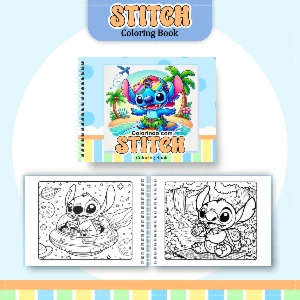 Arquivo Digital Livro de colorir Lilo & Stitch menino – PDF - eBooks