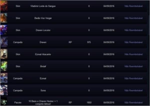 Conta prata 3 com Riven Campeonato - League of Legends LOL