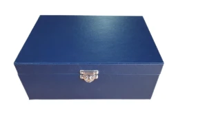 Maleta Azul-Marinho para Joias de 4 Andares - Artesanato e Personalizados