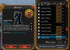 AQW - RARES 2010~2012 - EVILWAR - CALADBOLG BANK PET - Adventure Quest World