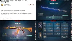 Conta de VAlorant Muitas Skins