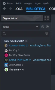 Conta Steam Com Jogos Top