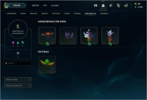 Conta ouro 3 - League of Legends LOL