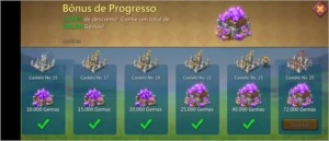 Conta Lords Mobile 13M 130mil gemas