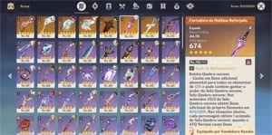VENDO CONTA GENSHIN BARATO 16 PERSONAGENS T5 - Genshin Impact