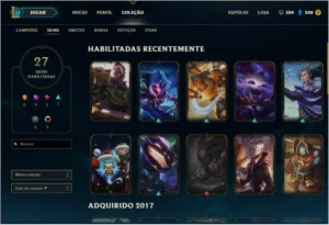 Conta platina 3 sem email confirmado - League of Legends LOL