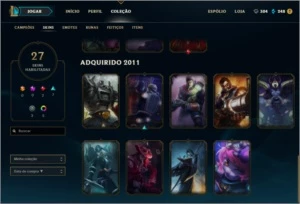 Conta platina 3 sem email confirmado - League of Legends LOL