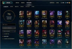 Conta platina 3 sem email confirmado - League of Legends LOL
