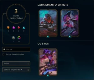 CONTA LOL D4 - 48V 14D (77,4%) - League of Legends