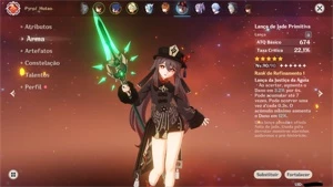 Conta Genshin Impact AR56 c/ Tier SS+ personagens 5*.