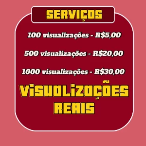 Youtube Views E Likes Visualizações E Curtidas Reais - Redes Sociais