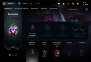 Conta bronze 1 BARATA com 1 skin e 22 champs - League of Legends LOL