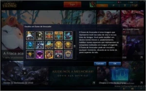 Conta s7 plat 5,s6 diamante, 115 champs e 69 skins!! - League of Legends LOL