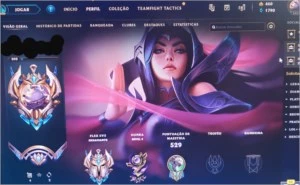Conta D1 Com borda mestre lol - League of Legends