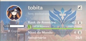 CONTA GENSHIN IMPACT COM RAIDEN YAE MIKO CHILDE + TRÊS T5