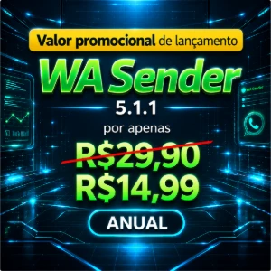 WA Sender 5.1.1 🔴 Revendedor OFICIAL 🔴 ANUAL - Outros