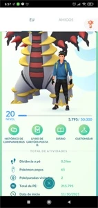 Conta Pokémon go lvl 20 - D203