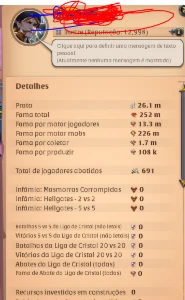 conta albion 25m de prata liquida set 8,3 total de 100m de p - Albion Online