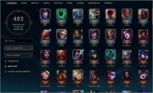 Conta Super Rara COMPLETA !!! - League of Legends LOL