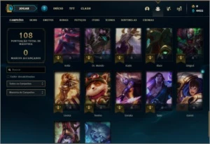 Conta Platina 4 - League of Legends LOL