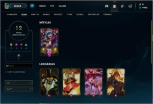 Conta Platina 4 - League of Legends LOL
