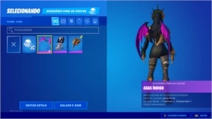 Conta Fortnite com skins do Halloween