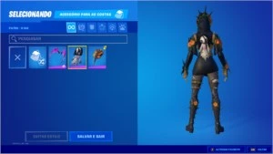 Conta Fortnite com skins do Halloween