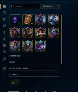 Conta Completa Gold IV 120 champs +100 skins - League of Legends LOL