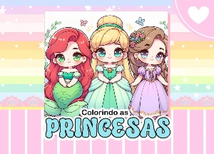 Arquivo Digital Livro de colorir Princesas – PDF - eBooks