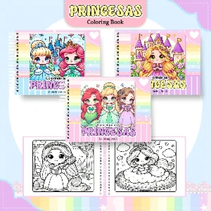 Arquivo Digital Livro de colorir Princesas – PDF - eBooks